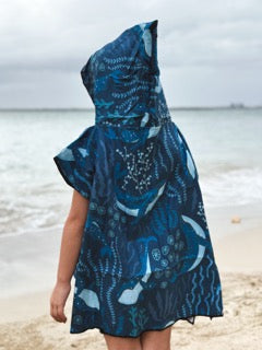 Whale Kids Poncho 2-4 Years