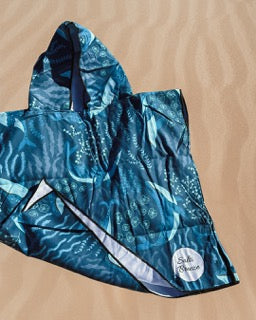 Whale Kids Poncho 2-4 Years