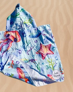 Sea Life Kids Poncho 2-4 Years