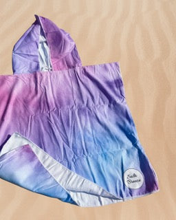 Tie Dye Kids Poncho 4-7 Years