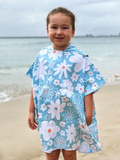 Flower Kids Poncho 4-7 Years