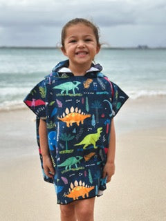 Dino Kids Poncho 2-4 Years