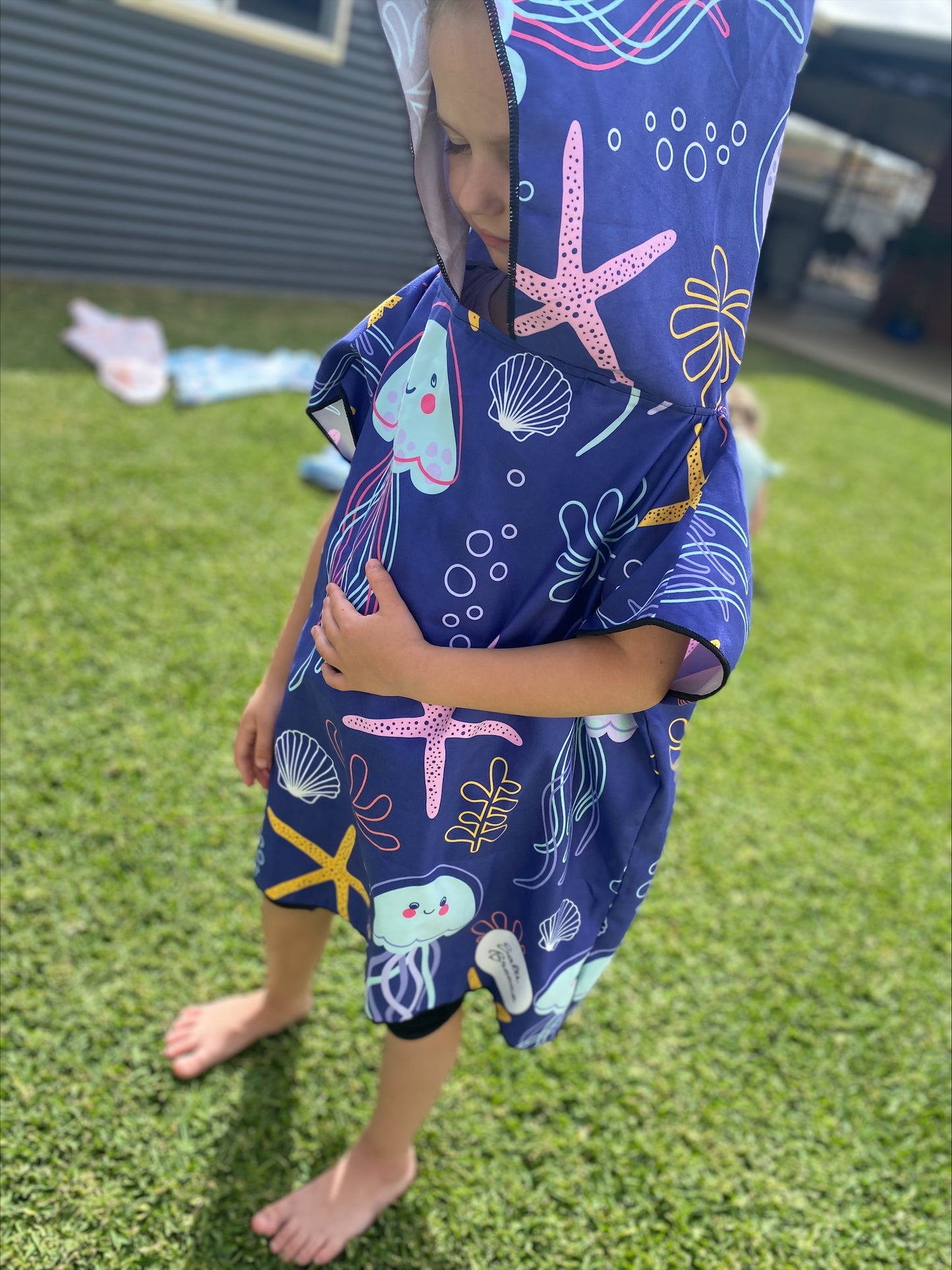 Jelly FIsh Kids Poncho 4-7 Years