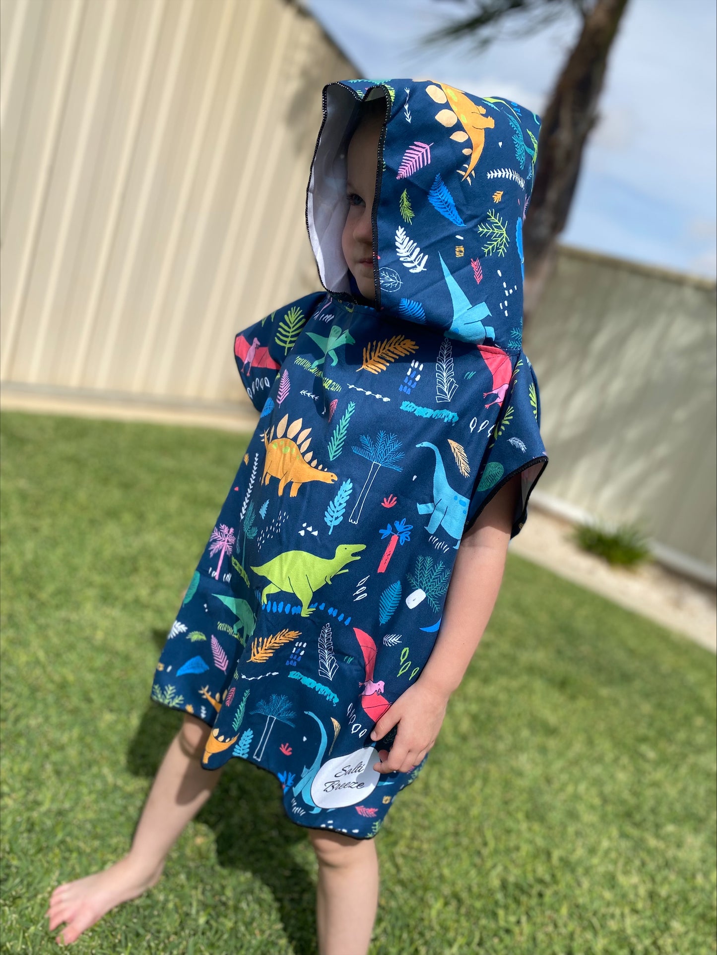 Dino Kids Poncho 2-4 Years