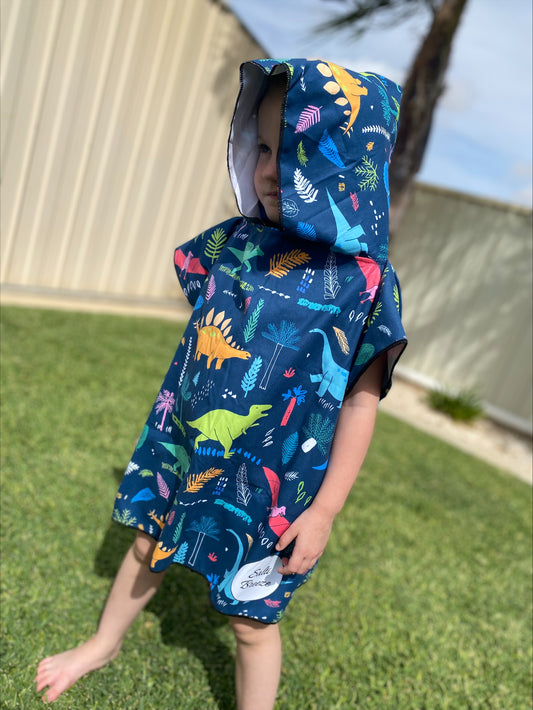 Dino Kids Poncho 2-4 Years