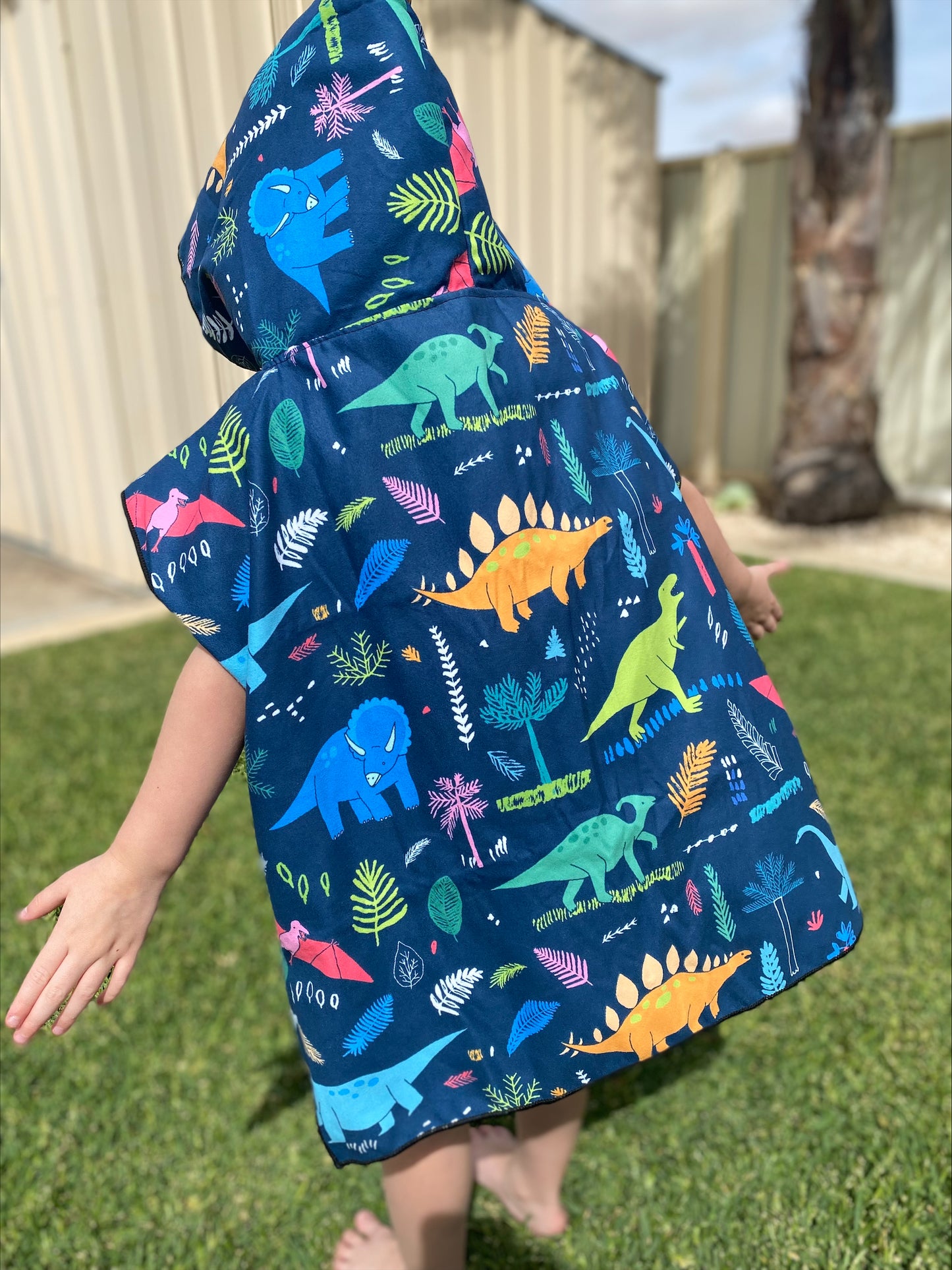 Dino Kids Poncho 2-4 Years