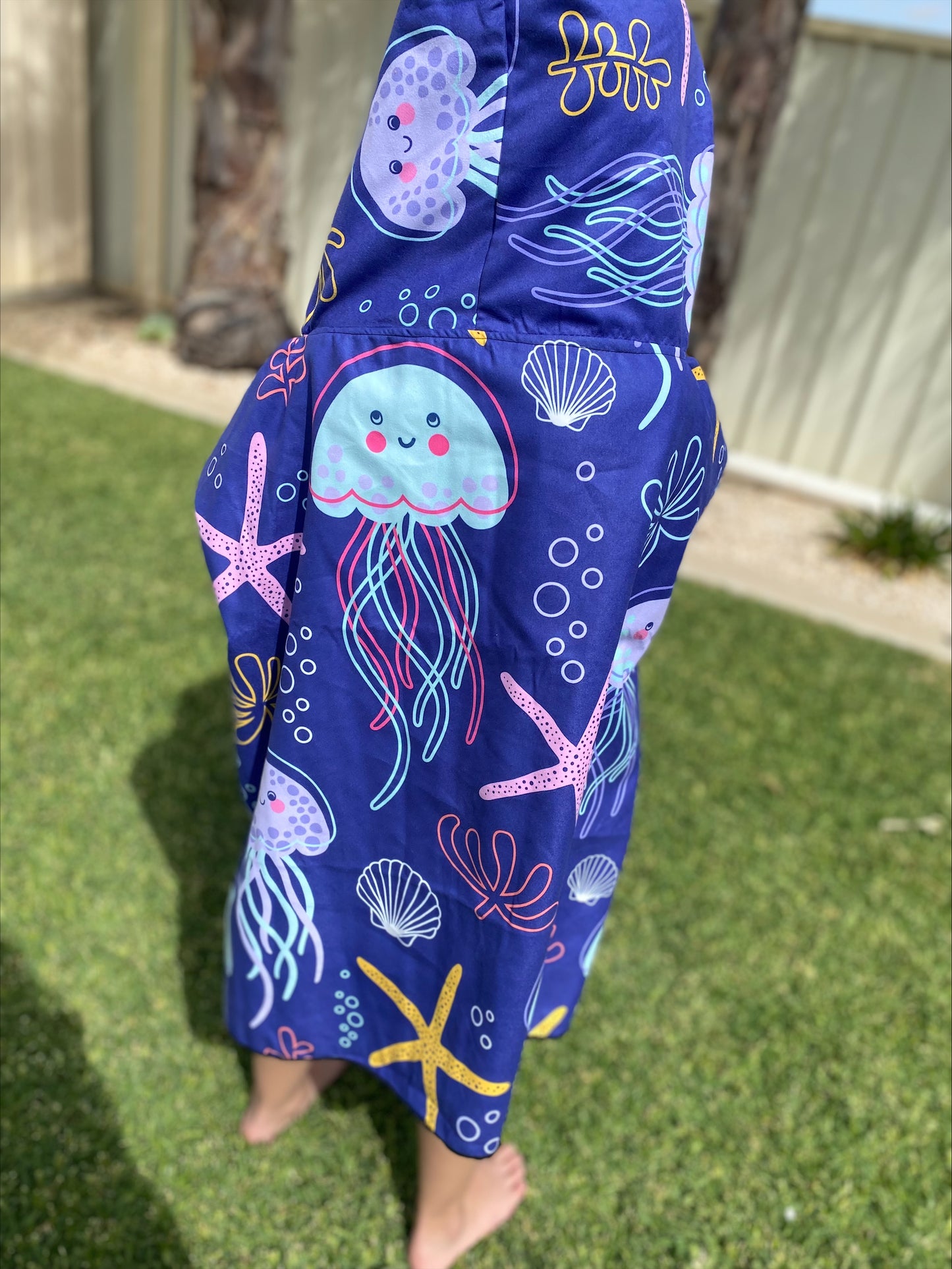 Jelly FIsh Kids Poncho 4-7 Years