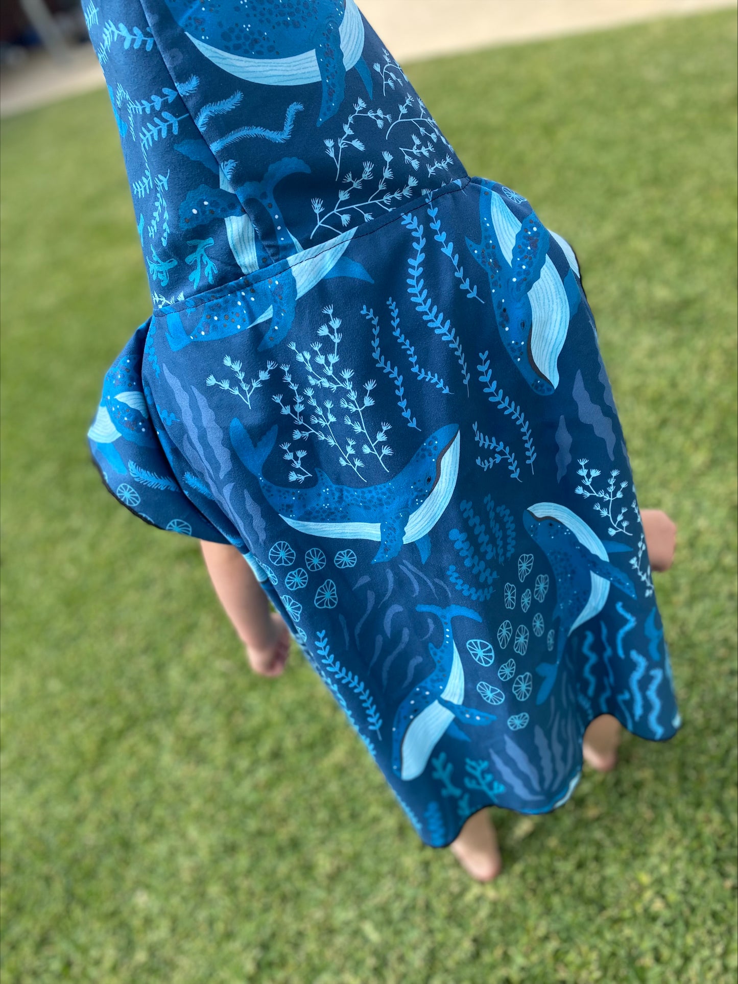 Whale Kids Poncho 2-4 Years